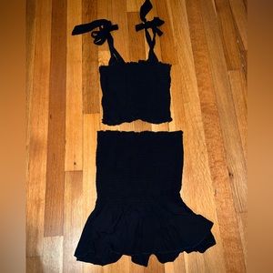 Black two piece set